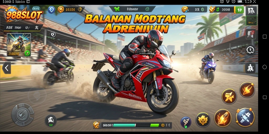 Tampilan gameplay 988SLOT yang mendebarkan dan penuh aksi.