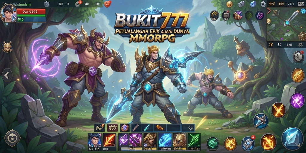 Tampilan gameplay BUKIT777 yang epik dan mendalam.