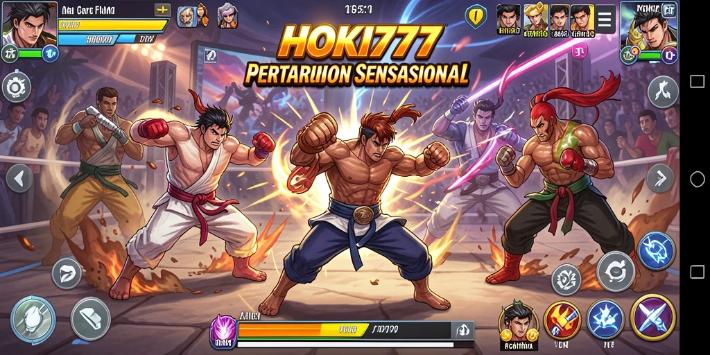 Gameplay HOKI777 dengan pertarungan yang mendebarkan dan grafis menarik.