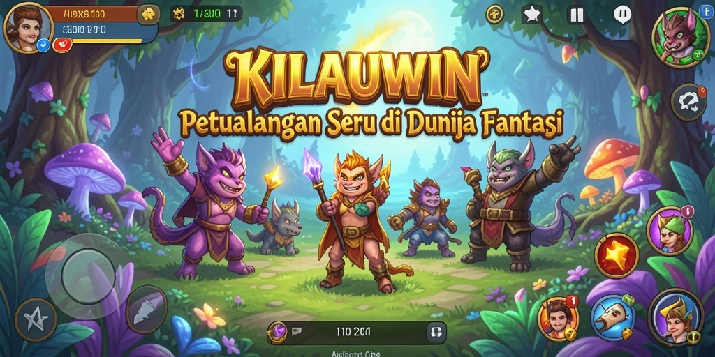 Tampilan gameplay KILAUWIN yang menakjubkan saat menjelajahi dunia petualangan.
