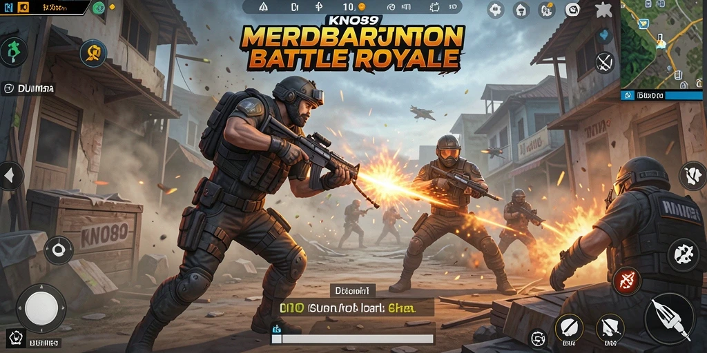 Tampilan gameplay pertarungan epik di KNO89.