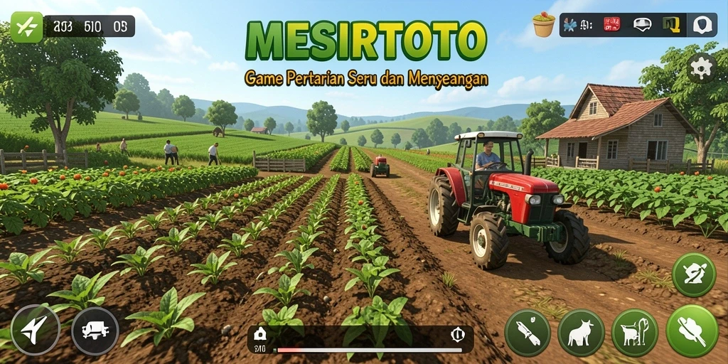 Tampilan gameplay MESIRTOTO yang menarik dan penuh warna.