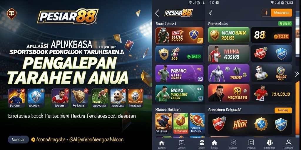 Tangkapan layar utama PESIAR88 menunjukkan antarmuka taruhan yang menarik dan interaktif.