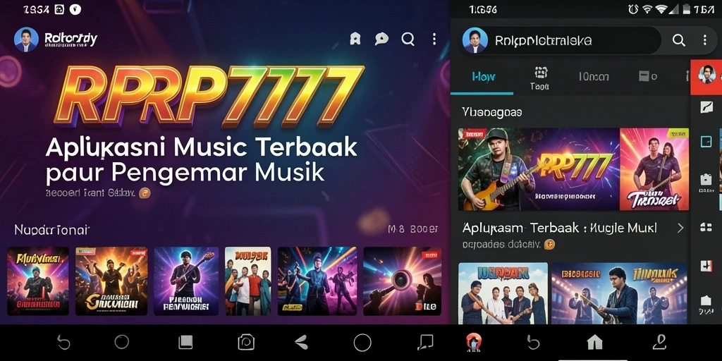 Screenshot gameplay RPRP777 yang menampilkan fitur musik interaktif yang menarik.
