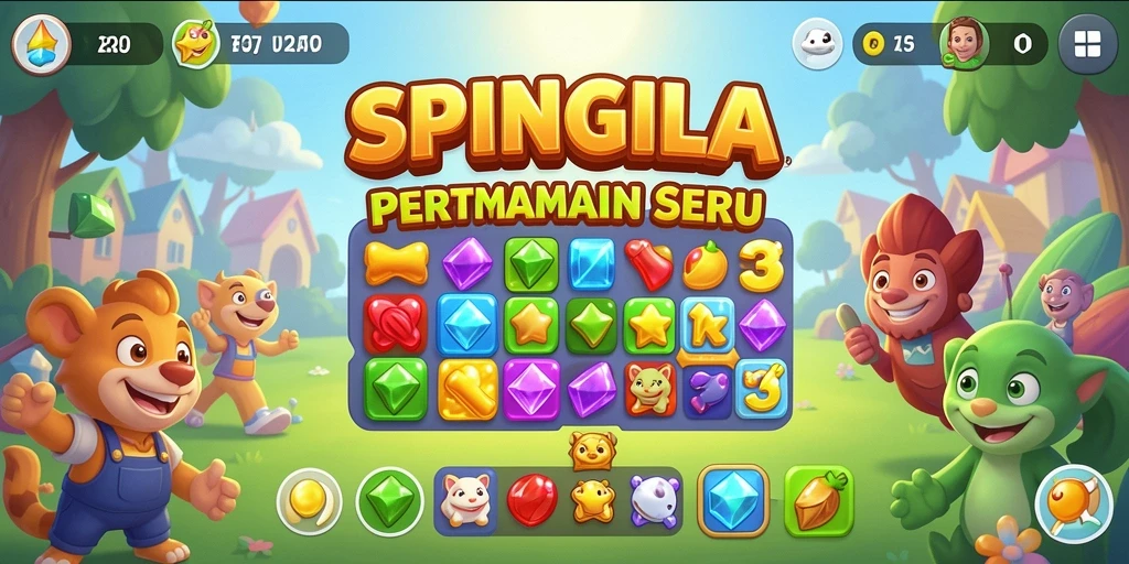 Gameplay <strong>SPINGILA</strong> yang seru dan penuh warna.